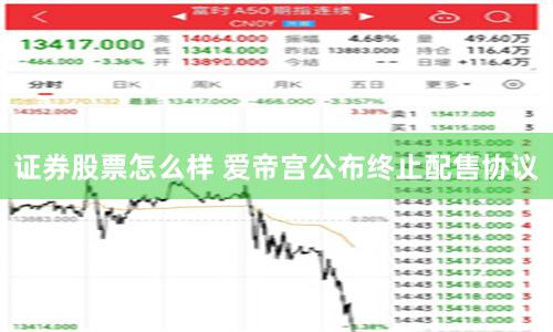 证券股票怎么样 爱帝宫公布终止配售协议