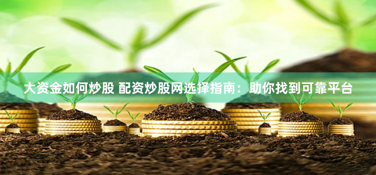 大资金如何炒股 配资炒股网选择指南：助你找到可靠平台
